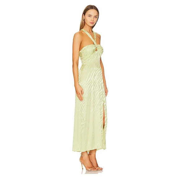 Saylor Connor Midi Dress in Matcha Size Medium - Picture 3 of 12